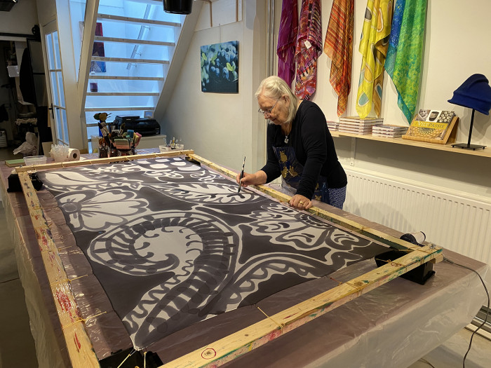  Online workshop Experimental Silk Painting January 21st 2026
