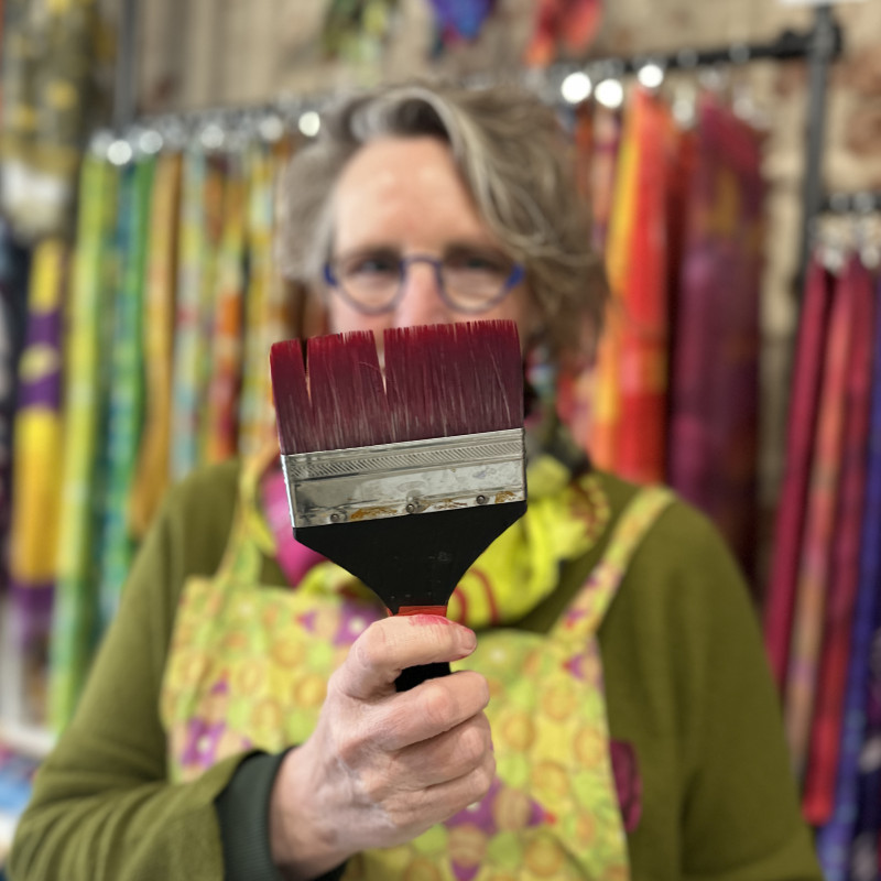 Online workshop experimenteel zijde schilderen