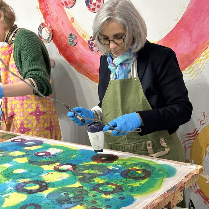 Workshops zijde schilderen en nuno-vilten 2 september