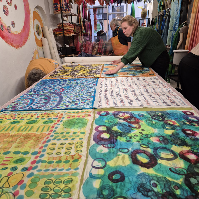 Workshops zijde schilderen en nuno-vilten 2 september