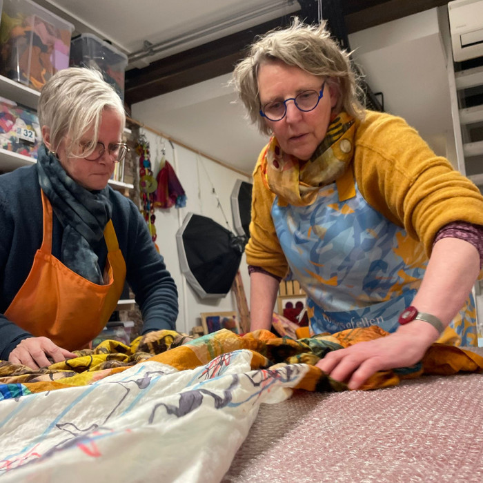 Workshops zijde schilderen en nuno-vilten 2 september