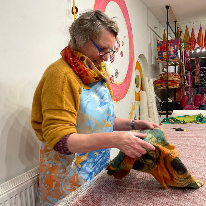 Workshops zijde schilderen en nuno-vilten 17 December