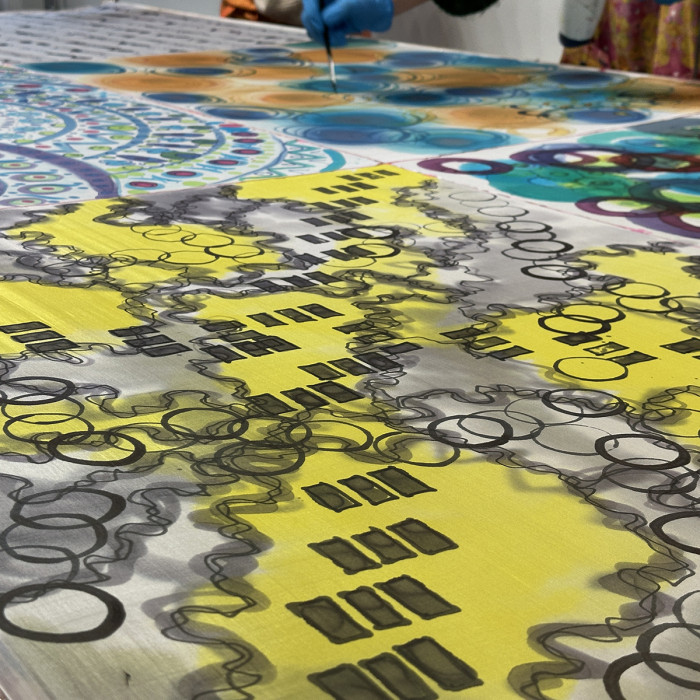 Workshops zijde schilderen en nuno-vilten 17 December