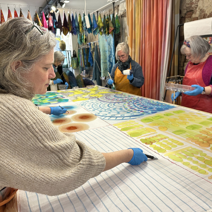 Workshops zijde schilderen en nuno-vilten 17 December