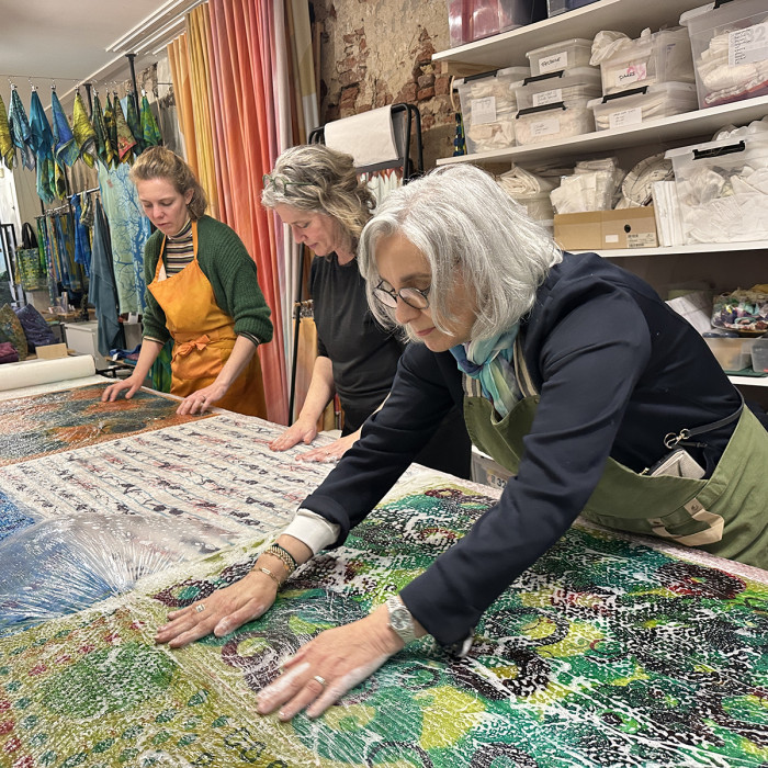 Workshops zijde schilderen en nuno-vilten 17 December