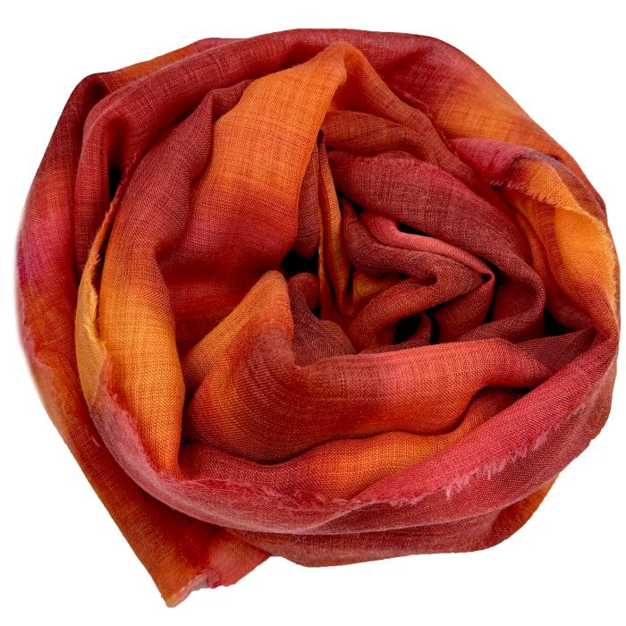 Wollen omslagdoek 100% Wol Etamine sjaal | 1800-003