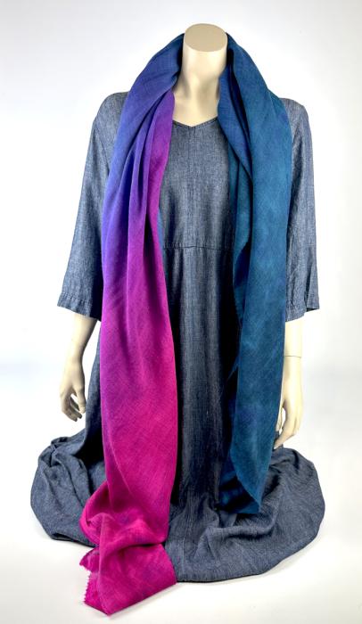 Wollen omslagdoek 100% Wol Etamine sjaal | 1800-001