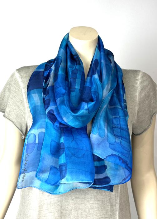  Silk scarf | handpainted | 100-1030