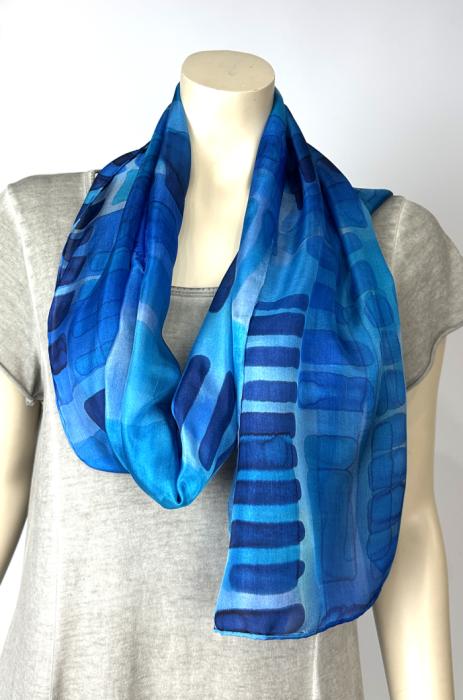  Silk scarf | handpainted | 100-1030