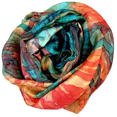 Sjaals | handgeschilderd | 100-1042