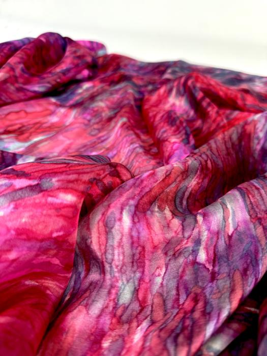 Zijden sjaal | handgeschilderd | 100-1041