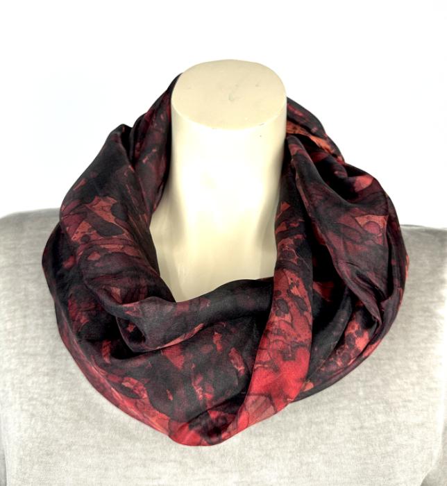 Zijden sjaal | handgeschilderd | 100-1046