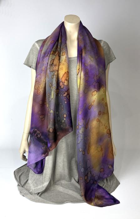 Zijden sjaal | handgeschilderd | 100-1050