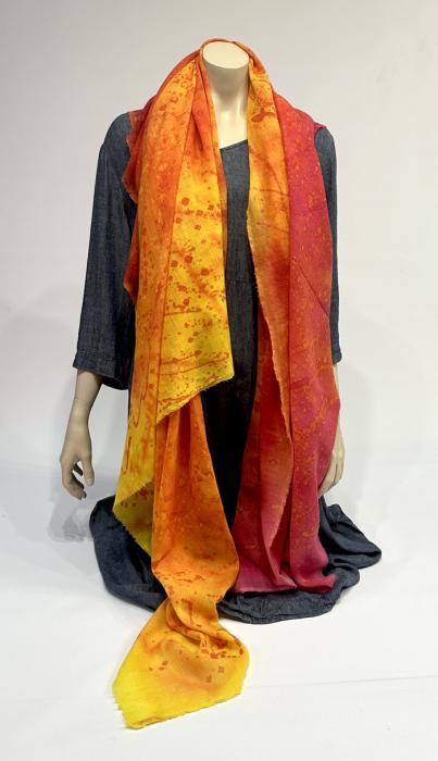  100% Wool Etamine scarf | 1800-017