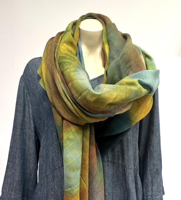  100% Wool Etamine scarf | 1800-021